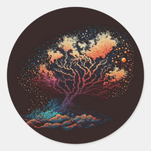 Ruimskoraal Ronde Sticker