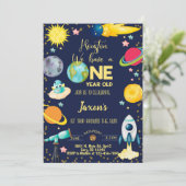 Ruimtactische jongen, eerste uitnodiging voor de e (Staand voorkant)