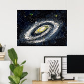 RUIMTE 14 v.2 (groot) ~ Poster (Thuiskantoor)