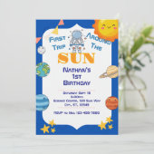 Ruimte 1e reis rond de verjaardag van de zon kaart (Staand voorkant)