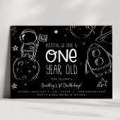 Ruimte 1e Verjaardag - Houston uitnodiging