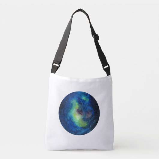 Ruimte Aangepaste All-over-Print Cross Body Bag Crossbody Tas (Voorkant)