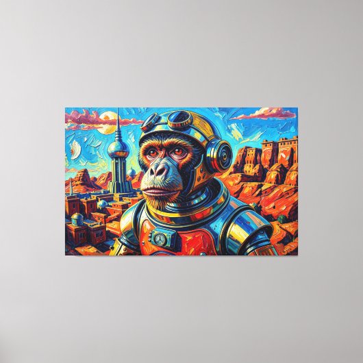 RUIMTE AAP-7 CANVAS AFDRUK (Voorkant)