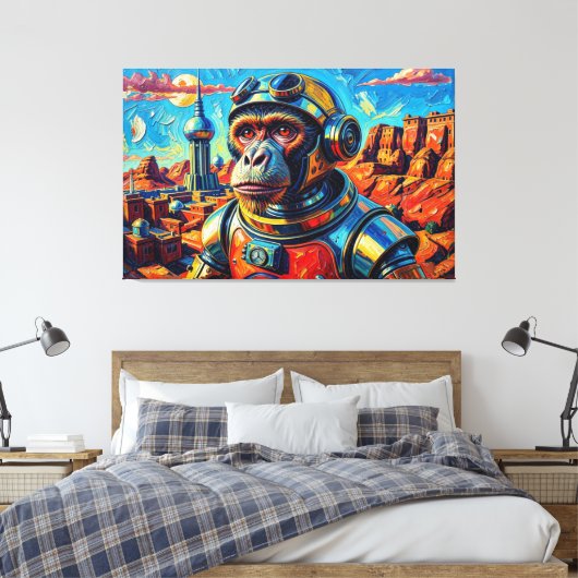 RUIMTE AAP-7 CANVAS AFDRUK (Insitu (Slaapkamer))