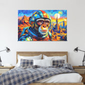RUIMTE AAP-8 CANVAS AFDRUK (Insitu (Slaapkamer))
