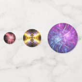 Ruimte-Abstracte Confetti (Achterkanten)