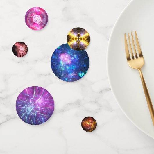 Ruimte-Abstracte Confetti (Groep)