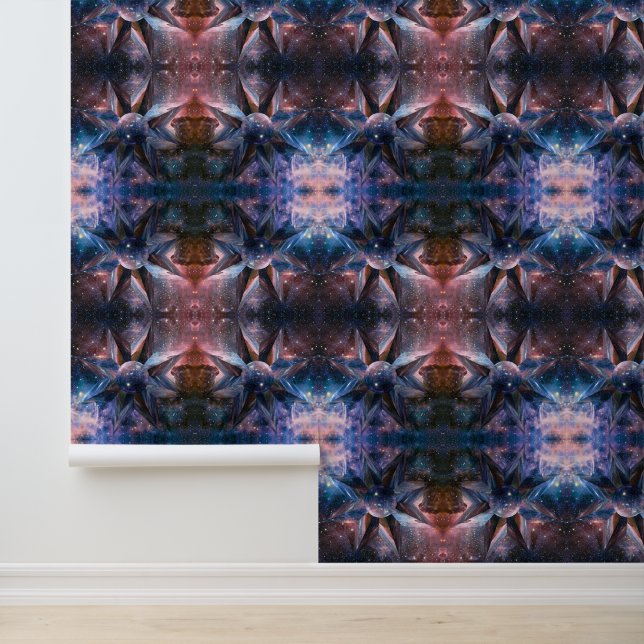 Ruimte Abstracte Galaxy Design Ornamenten Patroon Behang (Applicatie)