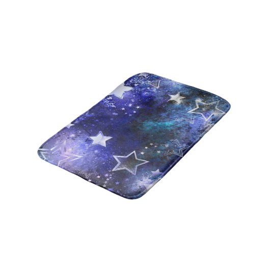 Ruimte-achtergrond met sterren badmat (Gekanteld)