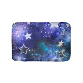 Ruimte-achtergrond met sterren badmat (Voorkant)