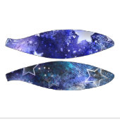 Ruimte-achtergrond met sterren basketbal (Panelen)