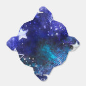 Ruimte-achtergrond met sterren bedankdoosjes (Uitgevouwen)