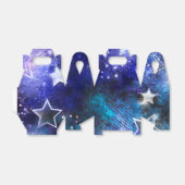 Ruimte-achtergrond met sterren bedankdoosjes (Uitgevouwen)