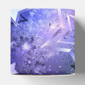 Ruimte-achtergrond met sterren bedankdoosjes (Bovenkant)