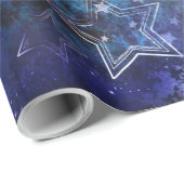 Ruimte-achtergrond met sterren cadeaupapier (Rol Hoek)
