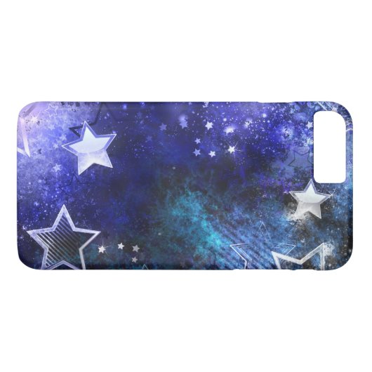 Ruimte-achtergrond met sterren Case-Mate iPhone case (Achterkant (Horizontaal))