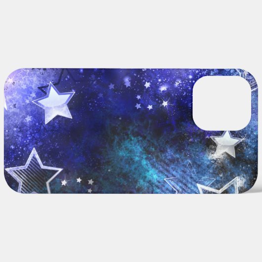 Ruimte-achtergrond met sterren Case-Mate iPhone case (Achterkant (horizontaal))