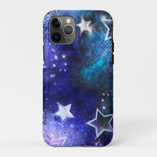 Ruimte-achtergrond met sterren Case-Mate iPhone case