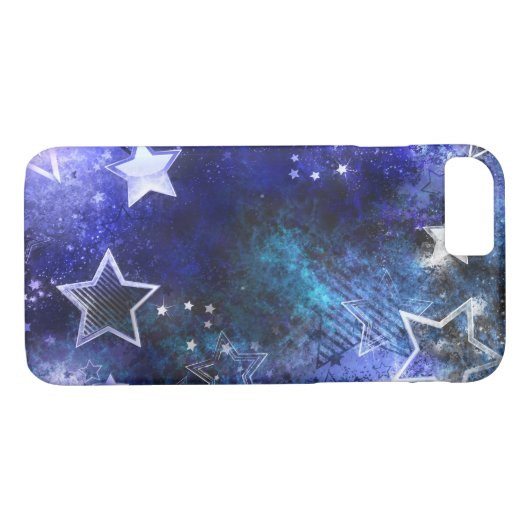 Ruimte-achtergrond met sterren Case-Mate iPhone case (Achterkant (Horizontaal))