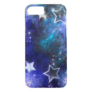 Ruimte-achtergrond met sterren 	iPhone 8/7 hoesje
