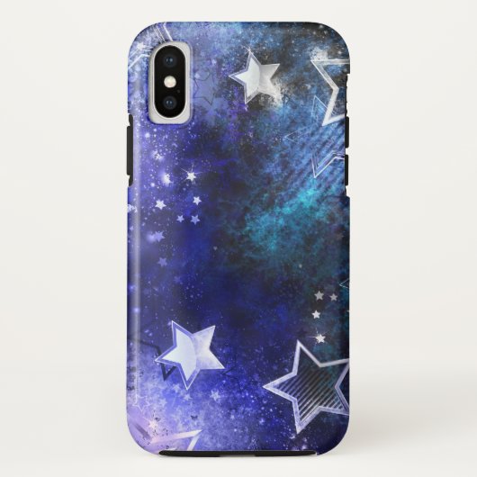 Ruimte-achtergrond met sterren Case-Mate iPhone case (Achterkant)