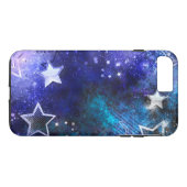 Ruimte-achtergrond met sterren Case-Mate iPhone case (Achterkant (Horizontaal))