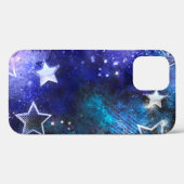 Ruimte-achtergrond met sterren Case-Mate iPhone case (Achterkant (horizontaal))