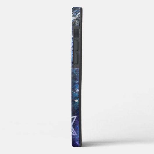 Ruimte-achtergrond met sterren Case-Mate iPhone case (Achterkant / Links)