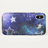 Ruimte-achtergrond met sterren Case-Mate iPhone case (Achterkant (horizontaal))