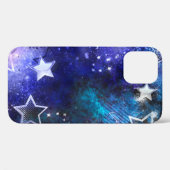 Ruimte-achtergrond met sterren Case-Mate iPhone case (Achterkant (horizontaal))