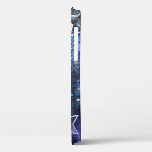 Ruimte-achtergrond met sterren Case-Mate iPhone case (Achterkant / Links)