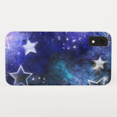 Ruimte-achtergrond met sterren Case-Mate iPhone case (Achterkant (horizontaal))