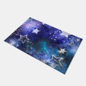 Ruimte-achtergrond met sterren deurmat (Schuin)