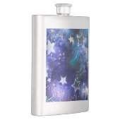 Ruimte-achtergrond met sterren flacon (Rechts)