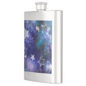 Ruimte-achtergrond met sterren flacon (Links)
