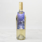 Ruimte-achtergrond met sterren flessenhanger (Op fles)