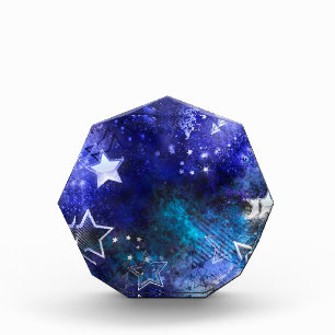 Ruimte-achtergrond met sterren fotoblokken