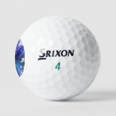 Ruimte-achtergrond met sterren golfballen (Logo)