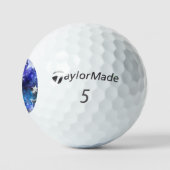 Ruimte-achtergrond met sterren golfballen (Logo)