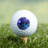 Ruimte-achtergrond met sterren golfballen (Insitu Shirt)