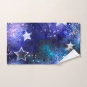 Ruimte-achtergrond met sterren handdoek (Handdoek)
