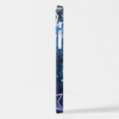 Ruimte-achtergrond met sterren iPhone hoesje (Linkerkant)