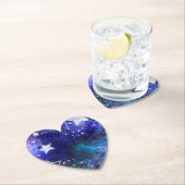 Ruimte-achtergrond met sterren kartonnen onderzetters (Insitu)