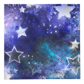 Ruimte-achtergrond met sterren kubus (Rechts)