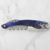 Ruimte-achtergrond met sterren kurkentrekker (Achterkant)