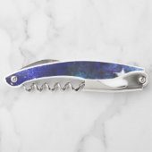 Ruimte-achtergrond met sterren kurkentrekker (Achterkant)