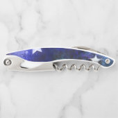 Ruimte-achtergrond met sterren kurkentrekker (Voorkant)