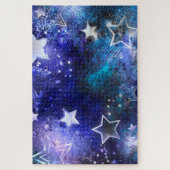 Ruimte-achtergrond met sterren legpuzzel (Verticaal)