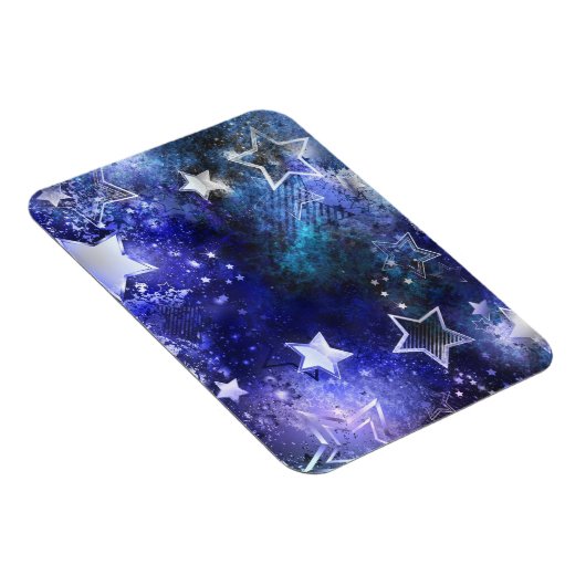 Ruimte-achtergrond met sterren magneet (Rechterzijde)