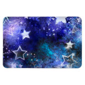 Ruimte-achtergrond met sterren magneet (Horizontaal)